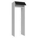 Ver imagem 7 de Porta-Geladeira 73 cm 1 Porta Basculante Branco/Preto Agata Madesa