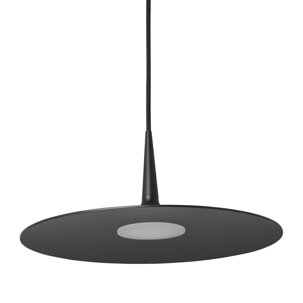 Pendente Led Metal Preto 24w 3000k Luz Amarela Yamamura - 4