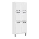 Ver imagem 3 de Paneleiro Duplo em Aço 6 Portas 195 x 80cm New Premium Itatiaia Branco