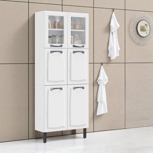 Paneleiro em Aço 6 Portas 80cm New Premium Itatiaia 