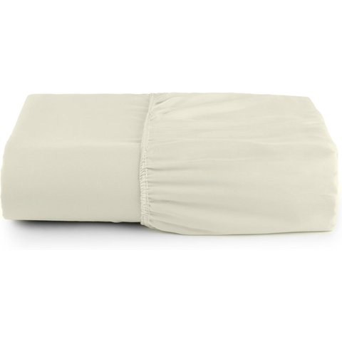 Lençol Viúva 188x108x30 Micro Percal 400 Fios Palha