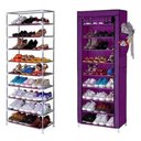 Ver imagem 4 de Sapateira Armário Organizador com 9 Prateleiras – Grande 160cm, Estante Guarda-roupa, Armário Portát