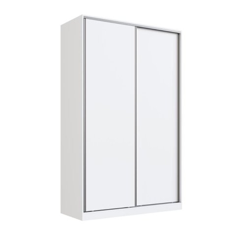 Guarda Roupa Solteiro 2 Portas 3 Gavetas Branco 147x59,8x235cm Rc2004 Emovell