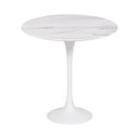Ver imagem 1 de Mesa Saarinen Lateral Espírito Santo 42cm - Base Branca Mgsaarinen