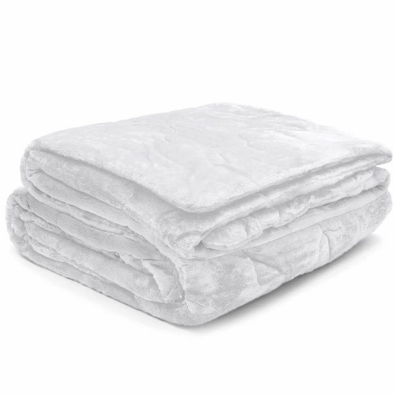 Edredom Buettner Casal Plush Flannel Dupla Face 200x220 Branco - 3