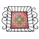 Ver imagem 5 de Fruteira de Mesa Ferro e Azulejo Quadrada Grande pra Cozinha Azulejo G3