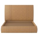 Ver imagem 3 de Cama Casal Flutuante com Cabeceira 140cm Astra S04 Couríssimo Bege - Lyam Decor