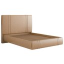 Ver imagem 1 de Cama Casal Flutuante com Cabeceira 140cm Astra S04 Couríssimo Bege - Lyam Decor
