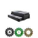 Ver imagem 5 de Bicama Box Solteiro 88x188 Suede Preto com Dois Colchões Gransleep Molas Verticoil Ecoflex