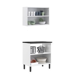 Cozinha Compacta em Aço 2 Peças 4 Portas New Premium Itatiaia - 5