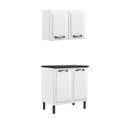 Ver imagem 3 de Cozinha Compacta em Aço 2 Peças 4 Portas New Premium Itatiaia