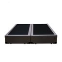 Ver imagem 3 de Cama Box Casal Bipartido Homequeen Sintético Courino Marrom