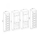 Ver imagem 3 de Roupeiro Modulado Irlanda Casal 270cm 6 Portas, 6 Gavetas, Cabideiro e Prateleiras - Amendola Touch/