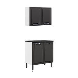 Cozinha Compacta em Aço 2 Peças 4 Portas New Premium Itatiaia - 2