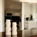 Ver imagem 6 de Vasos de Cerâmica Contorno para Decoração de Sala Bege Petra