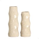Ver imagem 1 de Vasos de Cerâmica Contorno para Decoração de Sala Bege Petra