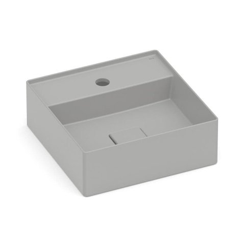 Cuba Apoio 35x35cm Mesa Roca T8 Terra Stone A32787w070