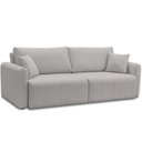 Ver imagem 2 de Sofá 3 Lugares Retrátil Reclinável 250cm Bering F04 Linho Impermeável Cinza - Lyam Decor