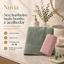 Ver imagem 4 de Jogo de Toalhas Karsten Nuvia 2 Peças Banhão e Rosto 100% Algodão Fio Penteado