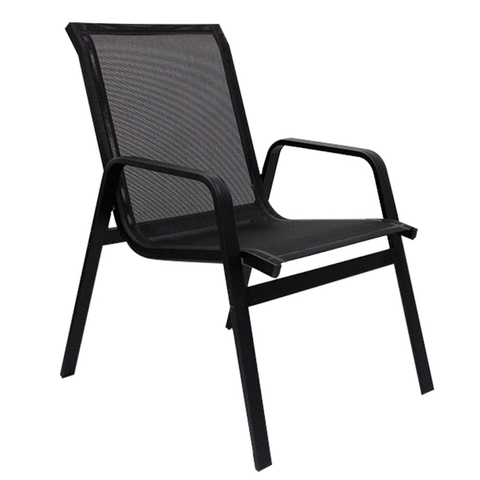 Cadeira Poltrona de Jardim e Piscina Material Alumínio e Tela Sling