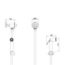 Ver imagem 2 de Ducha Higiênica C 15 SP Meber Metais