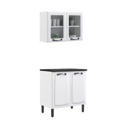 Cozinha Compacta em Aço 2 Peças 4 Portas New Premium Itatiaia - 5