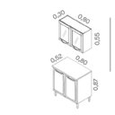 Ver imagem 4 de Cozinha Compacta em Aço 2 Peças 4 Portas New Premium Itatiaia