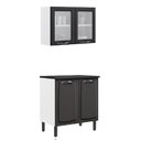 Ver imagem 3 de Cozinha Compacta em Aço 2 Peças 4 Portas New Premium Itatiaia