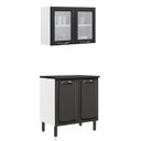 Ver imagem 3 de Cozinha Compacta em Aço 2 Peças 4 Portas New Premium Itatiaia