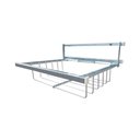 Ver imagem 1 de Lixeira Retratil Parede com Mola Galvanizado 50x40