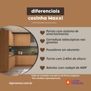 Ver imagem 6 de Armário Aéreo Canto Reto 98cm 1 Porta Maxxi Kappesberg