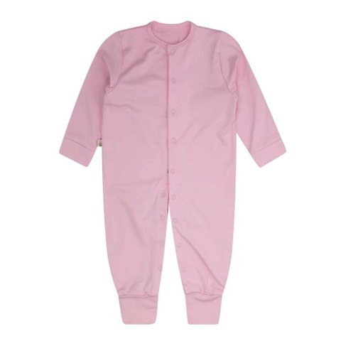 Macacão de Bebê Longo Térmico Le Bhua Ref:lb16011 Rn/g Rosa