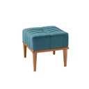 Ver imagem 1 de Puff Banco Banqueta Lara Linho Azul