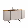 Buffet Aparador 160cm 4 Portas Caricia Candian JCM Móveis - 2