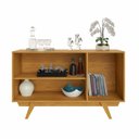 Ver imagem 3 de Buffet Aparador 3 Portas Harmonia Candian Amarelo/Cinamomo/Off White