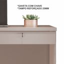 Ver imagem 4 de Escrivaninha Mesa Escritório Felicia Candian 105cm Off Branco