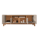 Ver imagem 3 de Rack Lizz 1.90 Off White/cedro - Casa D Móveis