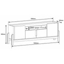 Ver imagem 5 de Rack Lizz 1.90 Off White/cedro - Casa D Móveis