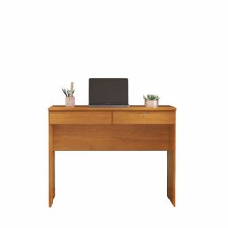 Escrivaninha Mesa Escritório Felicia Candian 105cm Cinamomo Marrom - 2 Escrivaninha Mesa Escritório Felicia Candian 105cm Cinamomo Marrom - 2