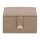 Ver imagem 1 de Caixa em Mdf com Revestimento em Pu Cinza 8,5x15x15cm