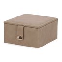 Ver imagem 2 de Caixa em Mdf com Revestimento em Pu Cinza 8,5x15x15cm