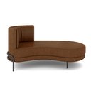 Ver imagem 6 de Sofá Chaise Lado Direito Downey Sala de Estar Pu Marrom G15 - Gran Belo