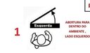 Ver imagem 2 de Porta De Alumínio Lambril 2,10 X 0,90 Esquerda Linha 25 Premium Com Visor E Puxador