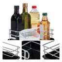 Ver imagem 4 de Porta Condimentos de Mesa Para Sal Vinagre Óleo e Azeite em Aço Cromado - Wp Connect Suporte para Te