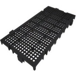 Piso Modular Preto em Plástico 25x50x2,6 - Presto - 1