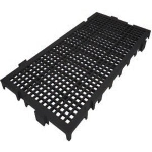 Piso Modular Preto em Plástico 25x50x2,6 - Presto