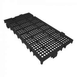 Piso Modular Preto em Plástico 25x50x2,6 - Presto - 2