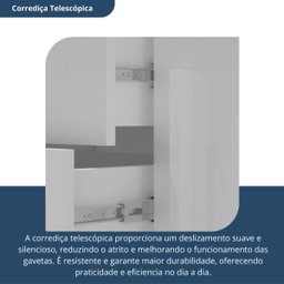 Paneleiro 4 Portas 1 Gaveta Top Class   - 5