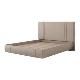 Cama Flutuante Star Queen em Linho Sky Box Bege - 3