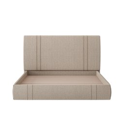 Cama Flutuante Star Queen em Linho Sky Box Bege - 4